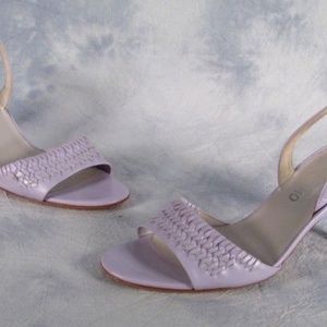 Salvatore Ferragamo Lavender D'Orsay Sandal 9M